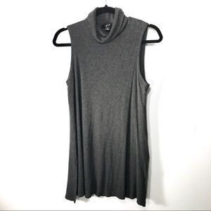 GNW Turtleneck Sweater Tunic Sz L Grey